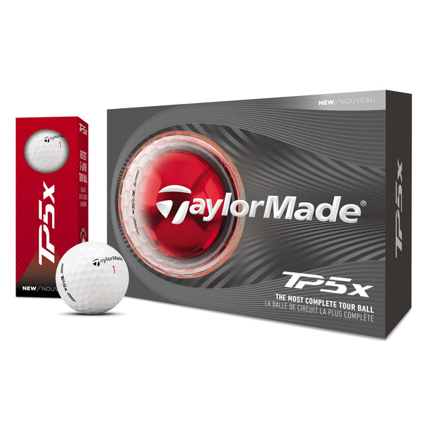 TaylorMade TP5x — Logo-Golfball