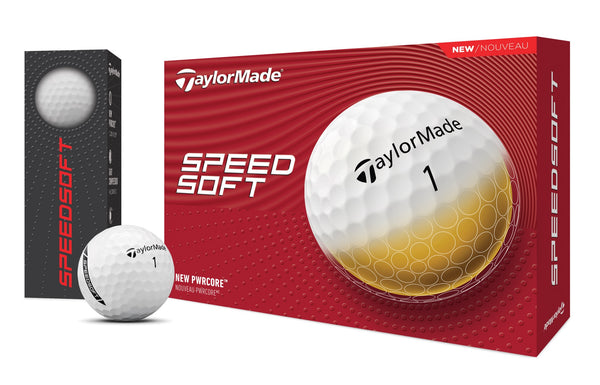 TaylorMade SpeedSoft — Logo-Golfball